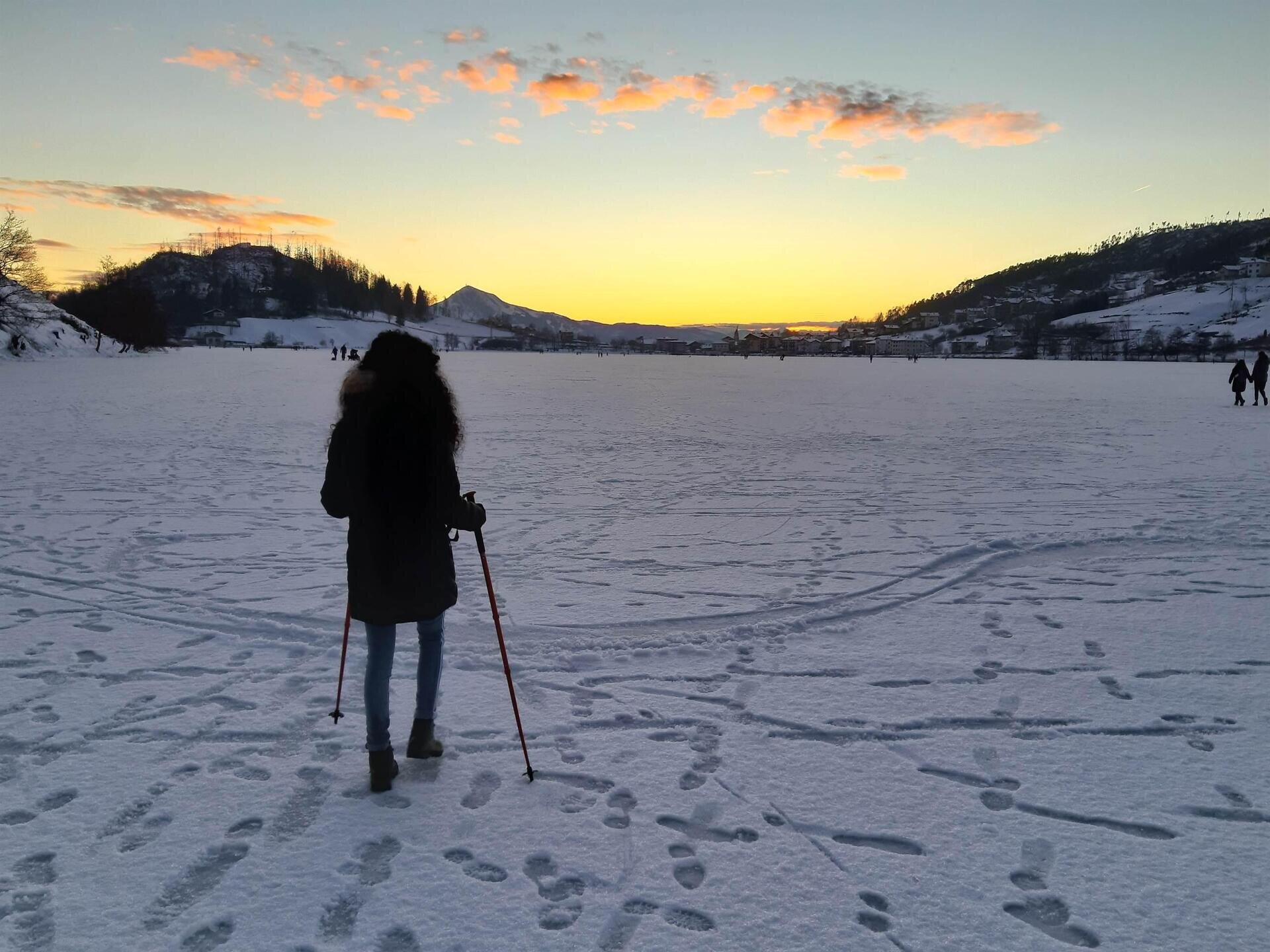 passeggiare sul lago