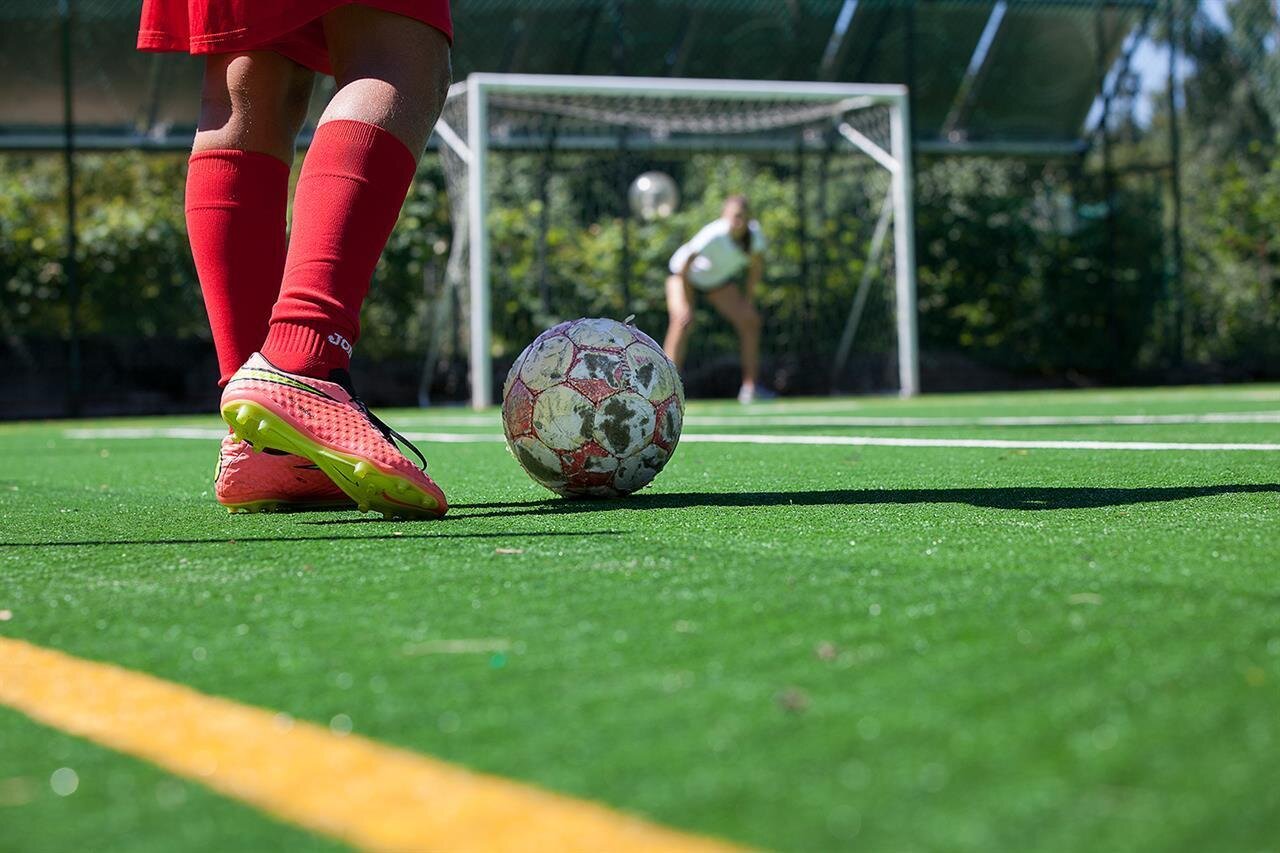 calcetto erba sintetica