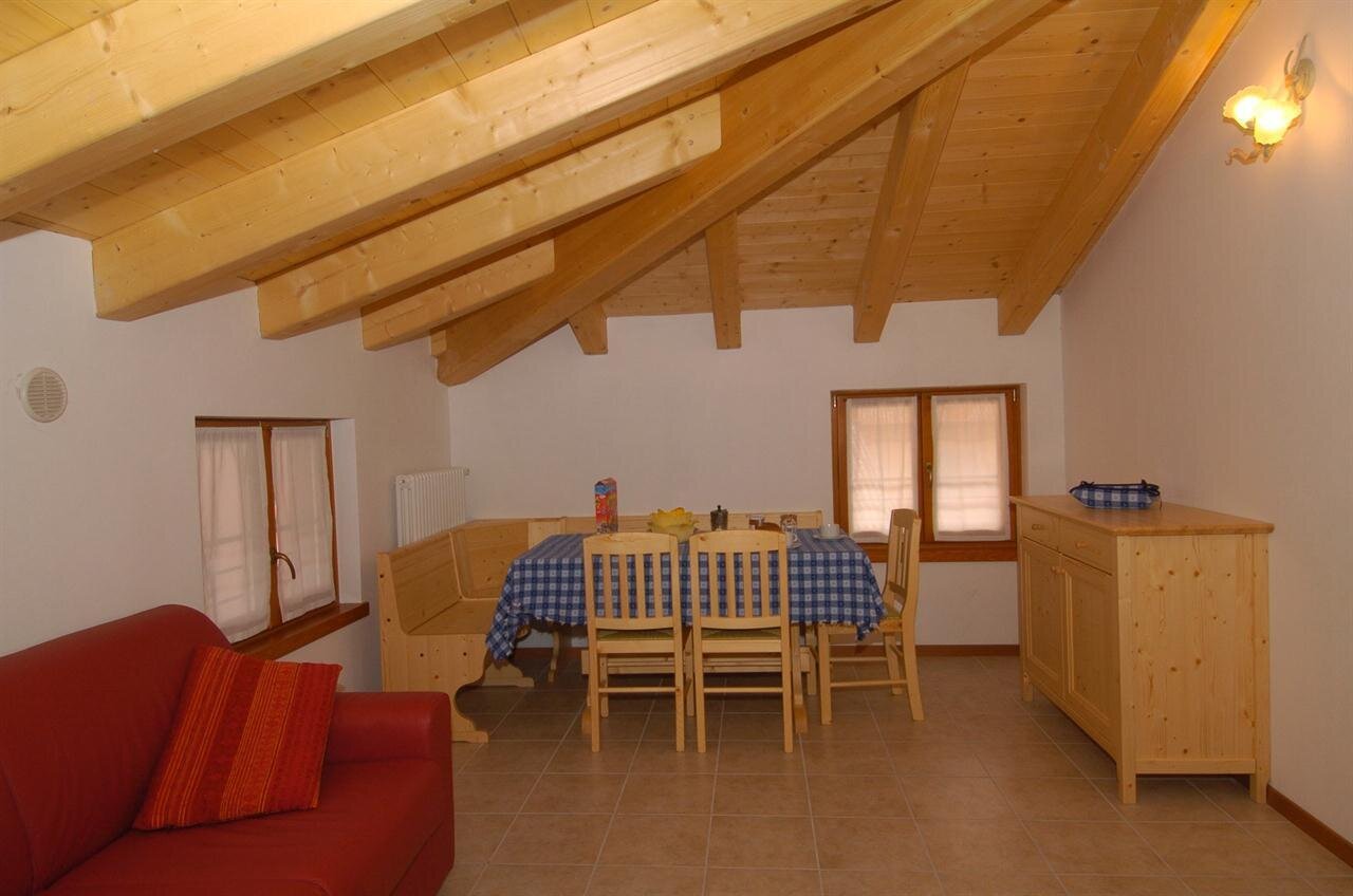 Zona giorno Agritur Villa Warth Trento