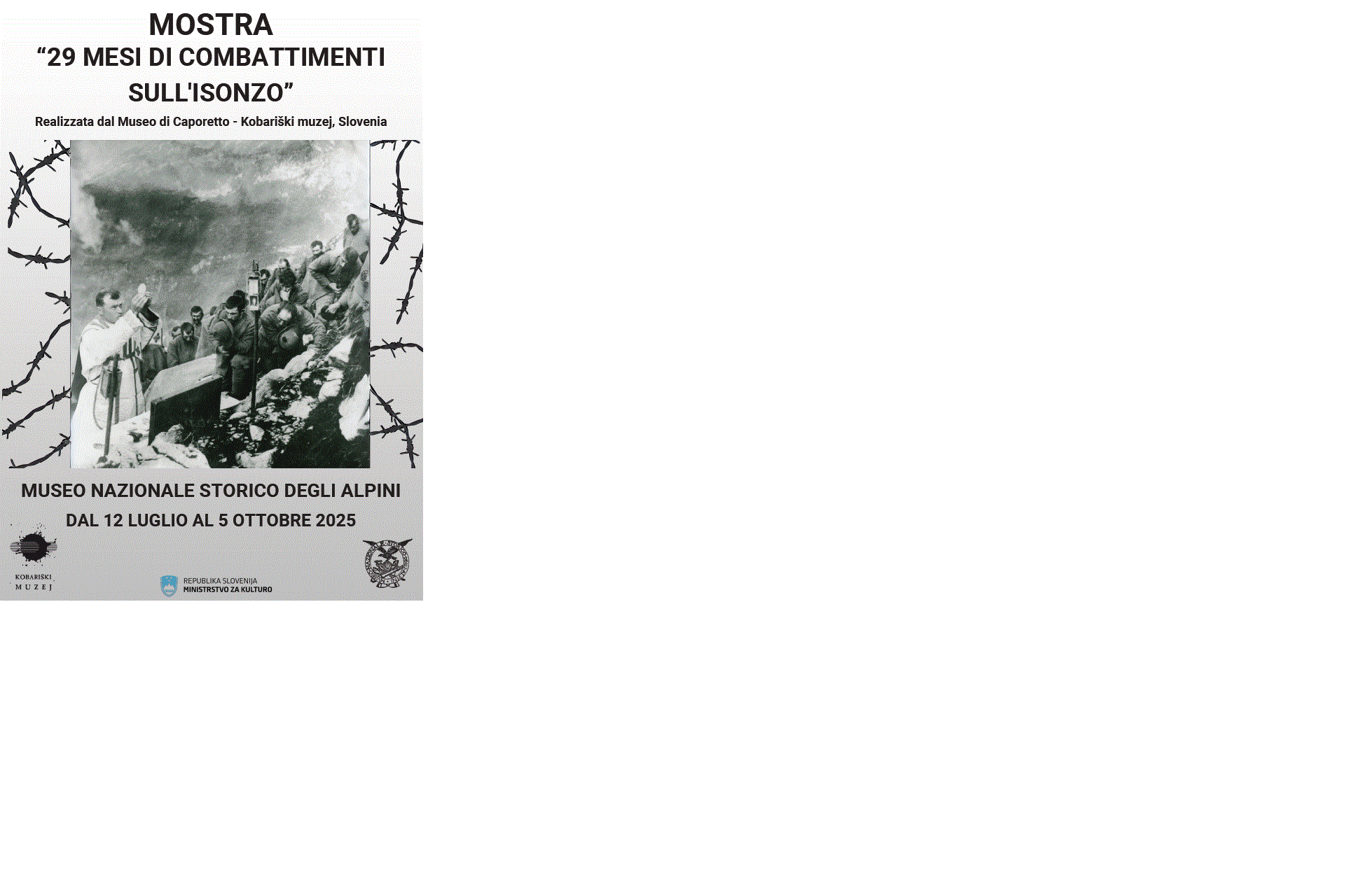 29 mesi di combattimenti sull'Isonzo - Museo Nazionale Storico degli Alpini