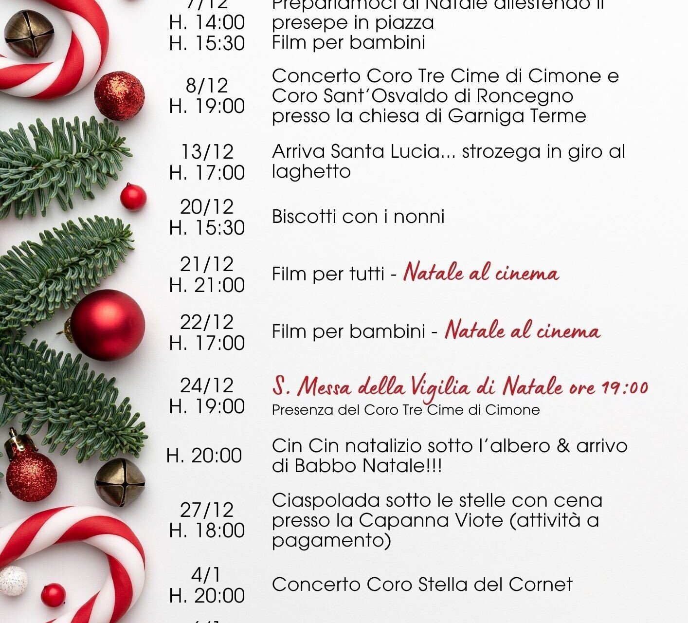 At Christmas you can - ProLoco Garniga Terme