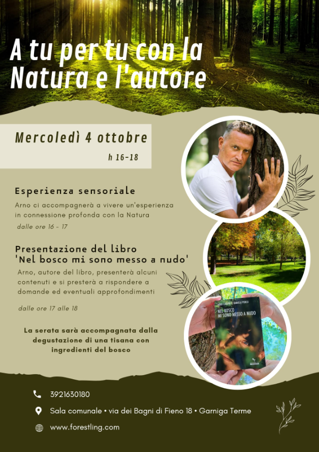 A tu per tu con la Natura e l'autore