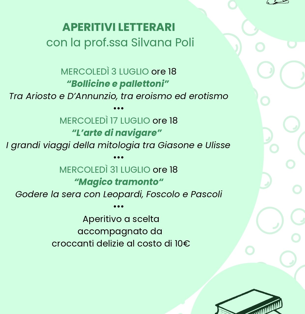 Bar alla Spiaggia Literary aperitifs