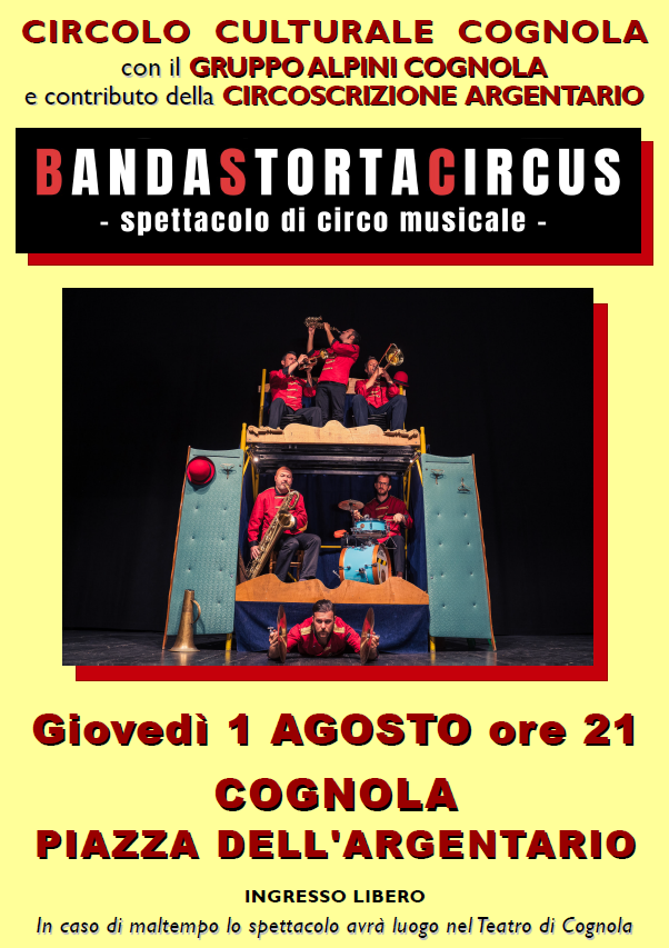 Banda Storta Circus - Cognola Cultural Circle