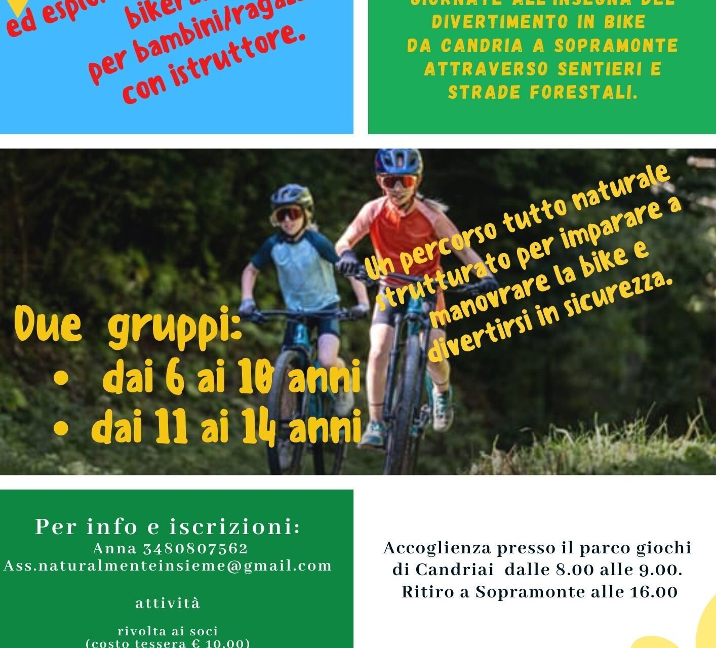 Bike park ed esplorazione del territorio bikerando da Candriai a Sopramonte