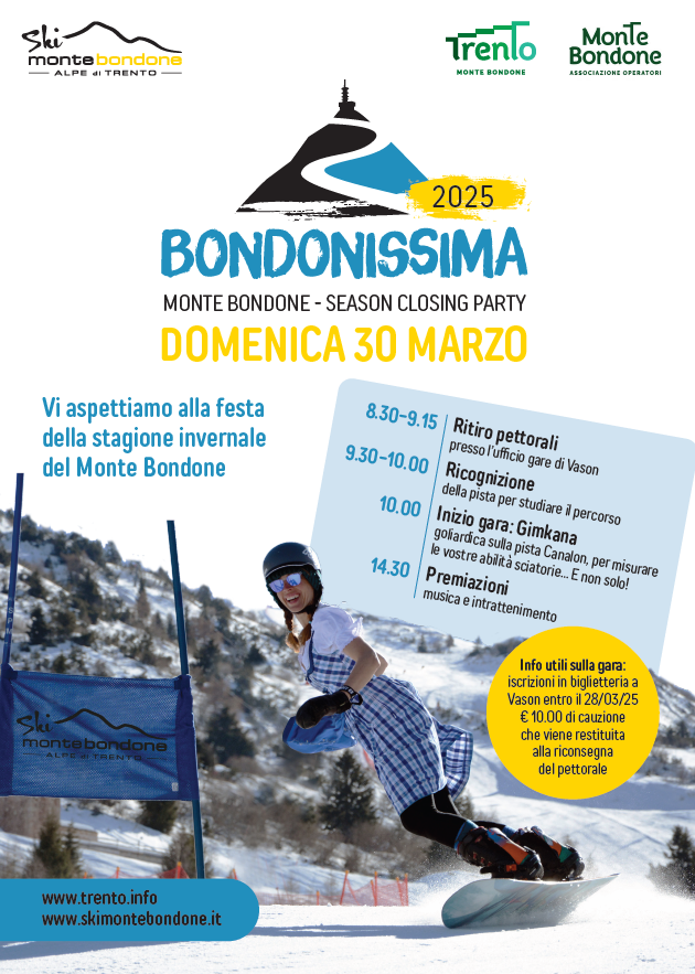 BONDONISSIMA - SEASON CLOSING PARTY - MONTE BONDONE