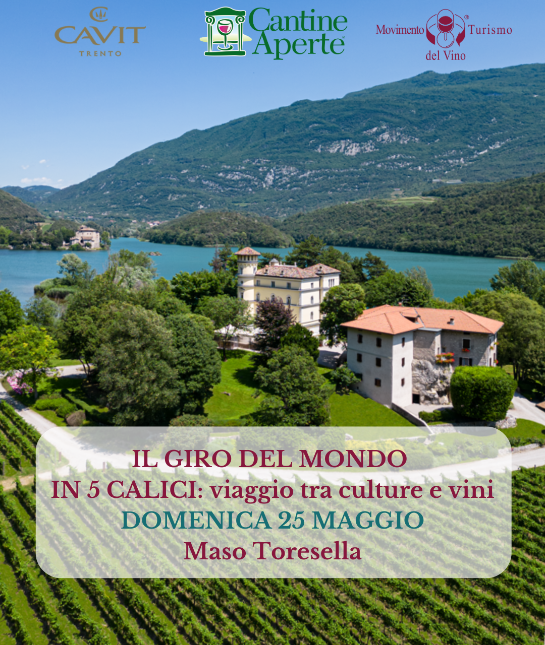 OPEN CELLARS 2025 - AROUND THE WORLD IN 5 GLASSES: A JOURNEY THROUGH CULTURES AND WINES