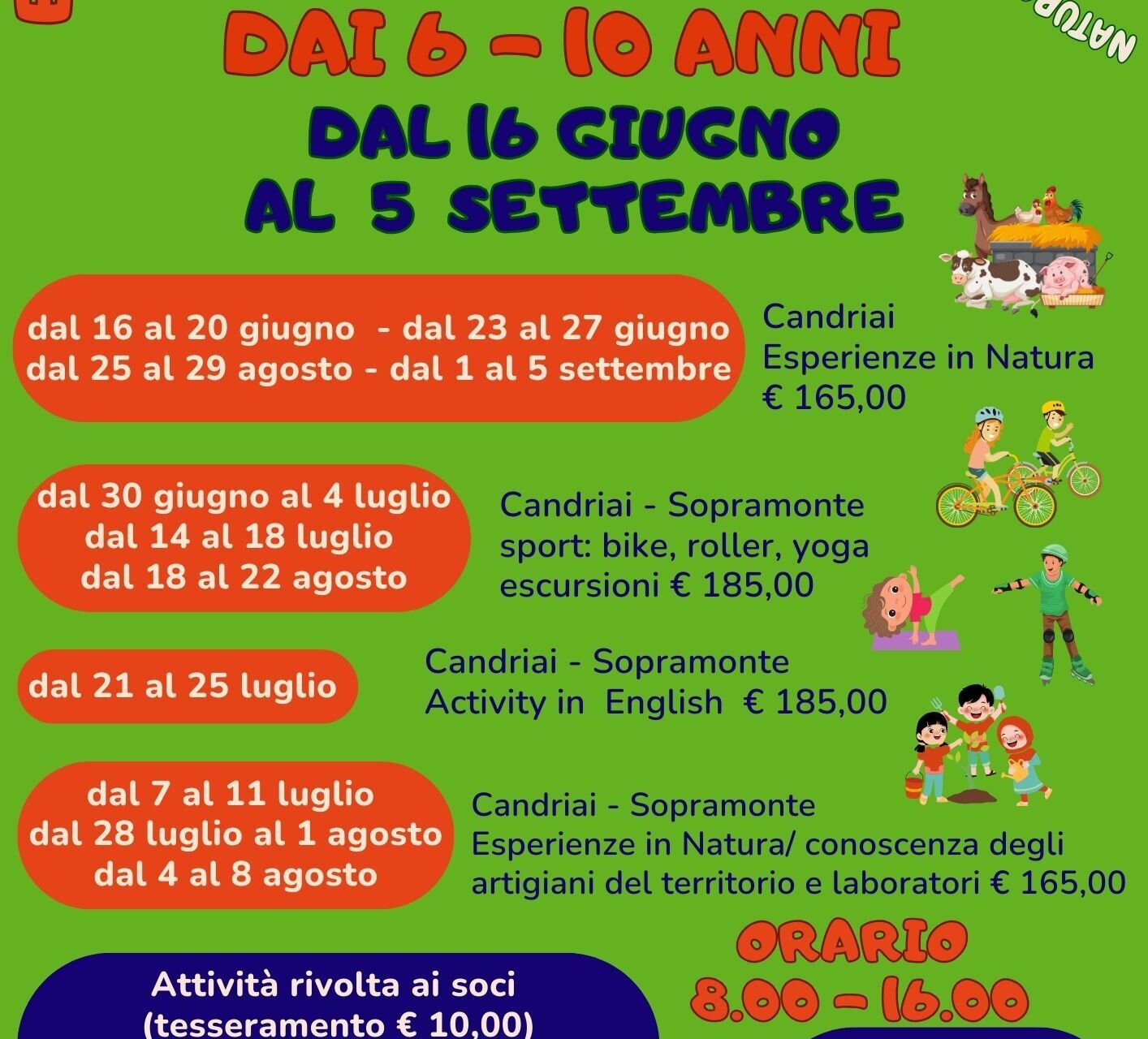 Sommerzentrum für Kinder - Candriai - Monte Bondone