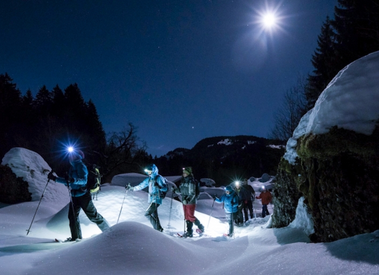 Ciaspolata al chiaro di luna - Dolomiti Avventura