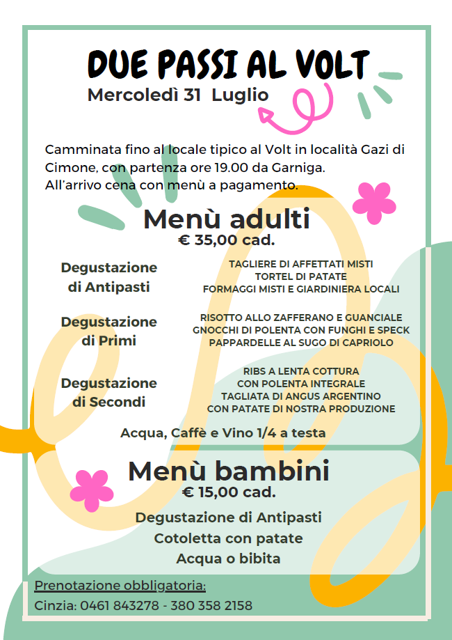 Two steps at Volt - Garniga Terme