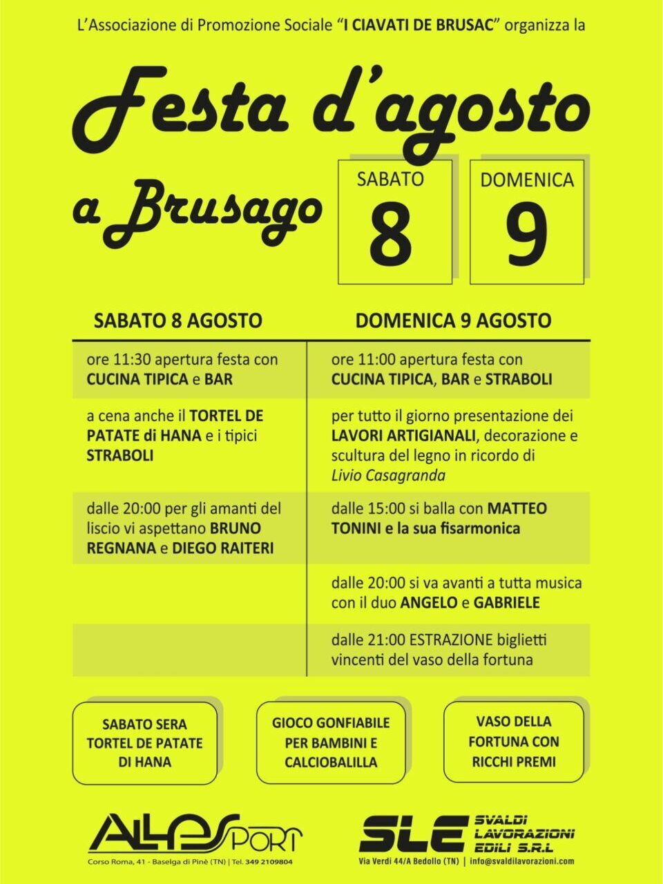 August Festival in Brusago