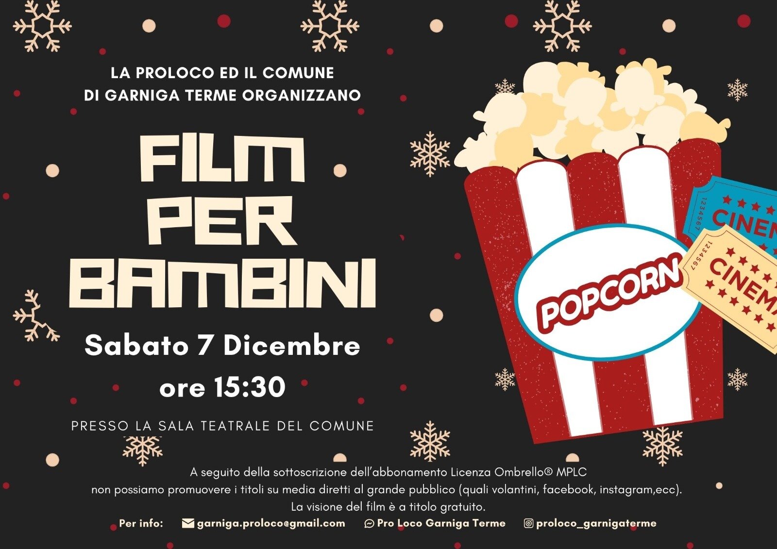 Films for children - Proloco Garniga Terme