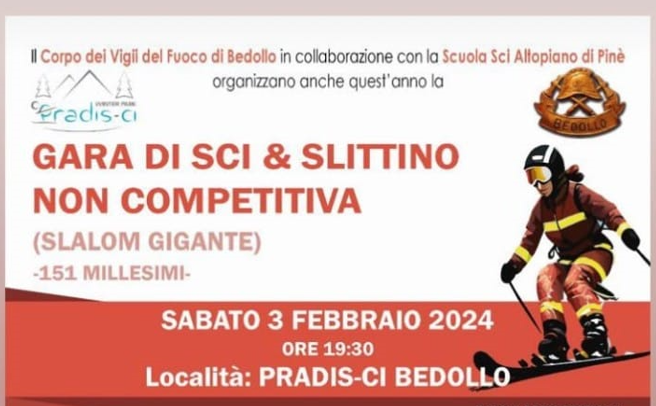 Gara di sci e slittino