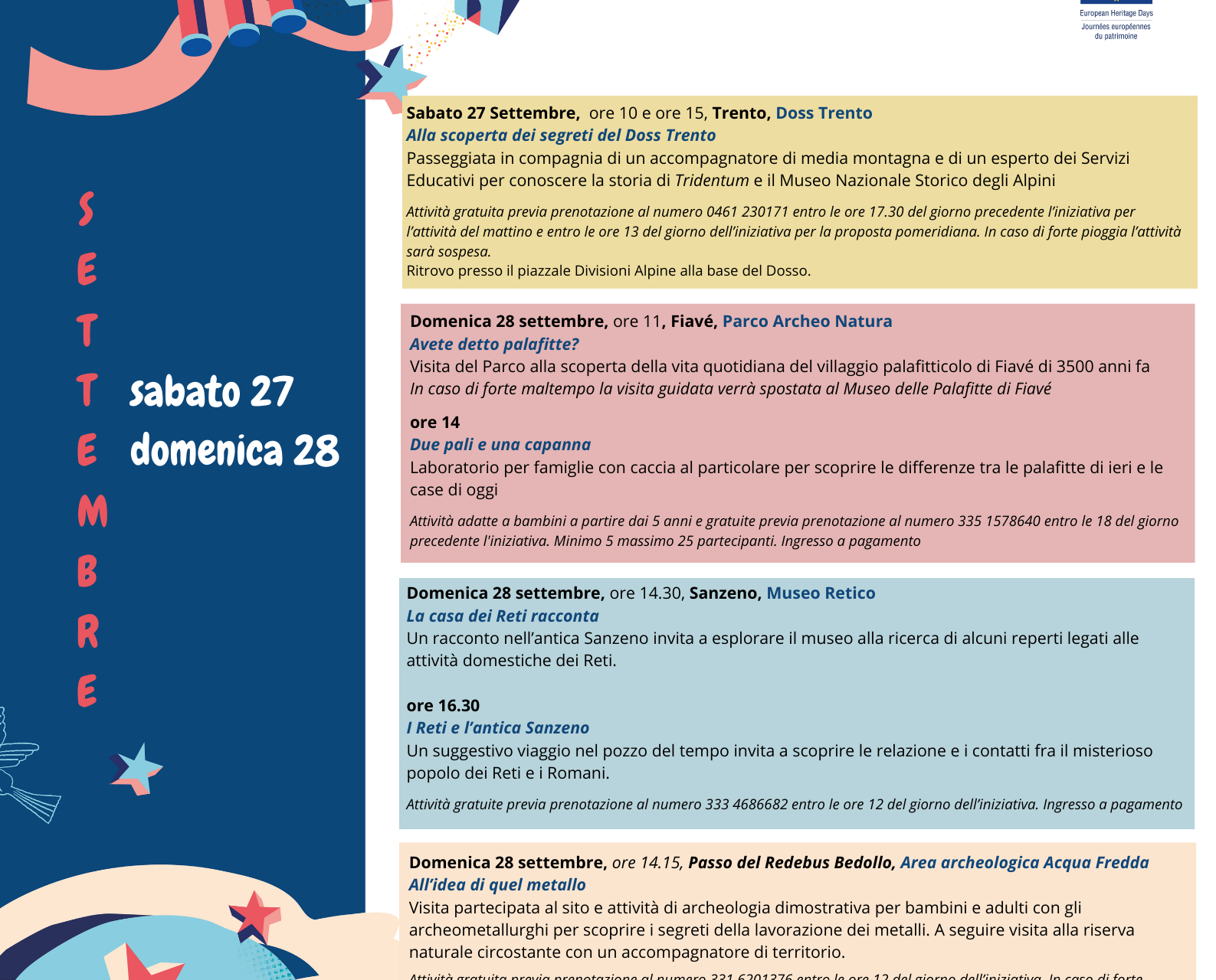 European Heritage Days: Archaeological Initiatives