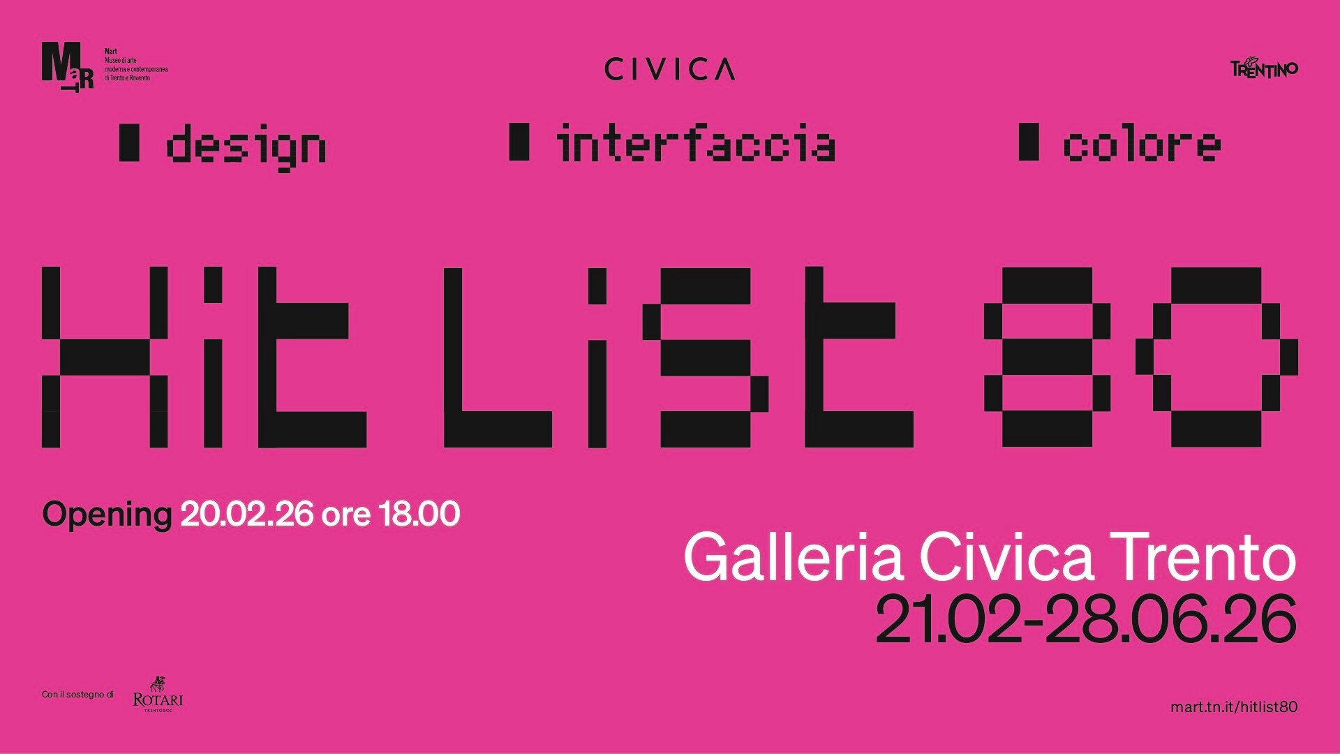 Hit List 80 Design, Schnittstelle, Farbe – Städtische Galerie