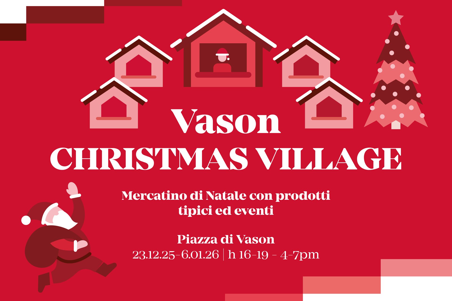 Das Weihnachtsdorf in Vason