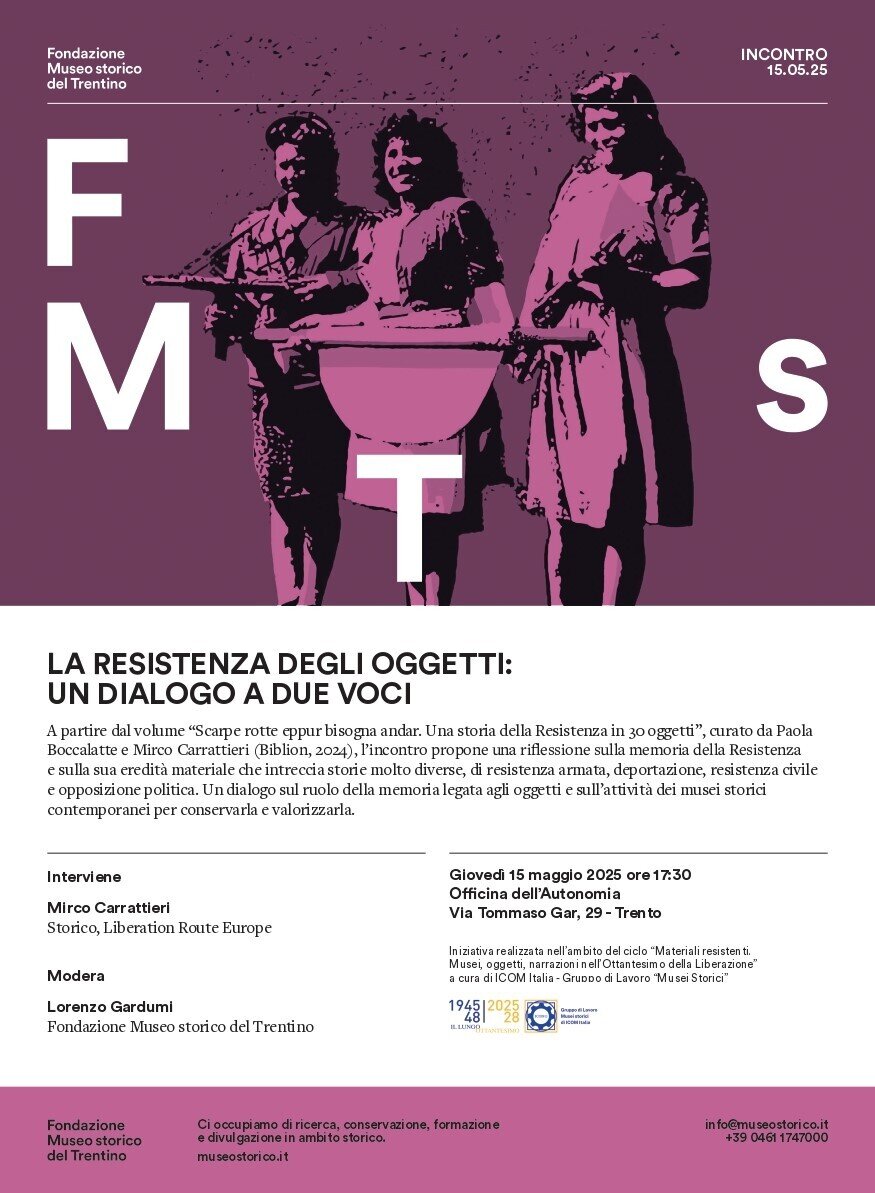 LA RESISTENZA DEGLI OGGETTI: UN DIALOGO A DUE VOCI