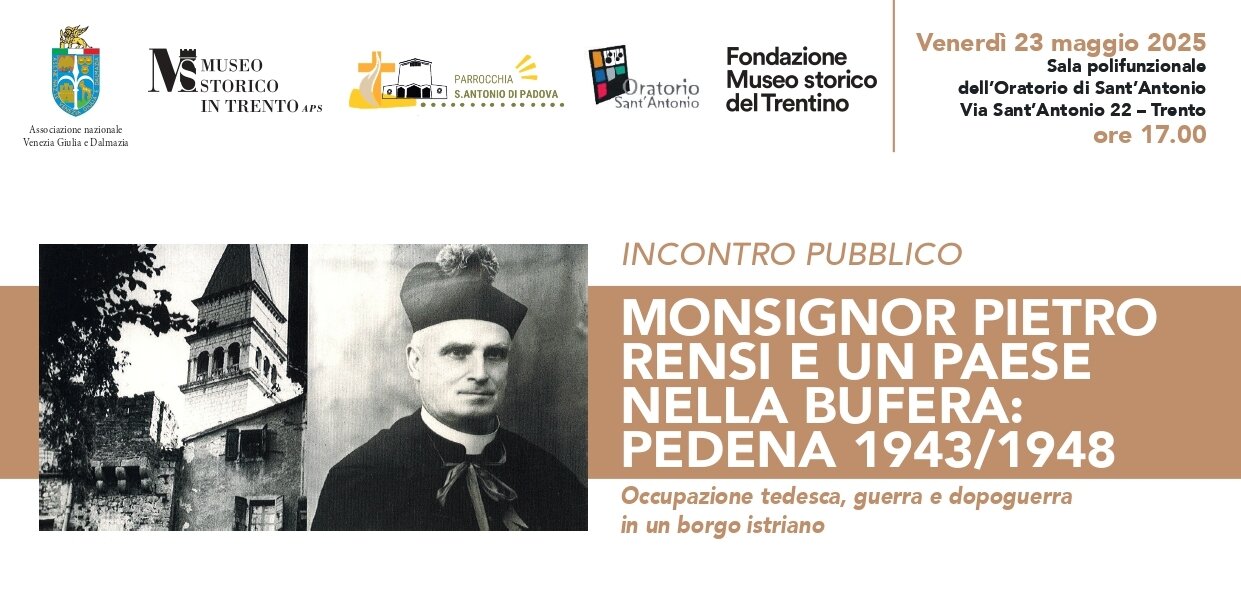 Die Geschichte von Monsignore Pietro Rensi in einem istrischen Dorf zwischen 1943 und 1948 - Fondazione Museo storico del Trentino
