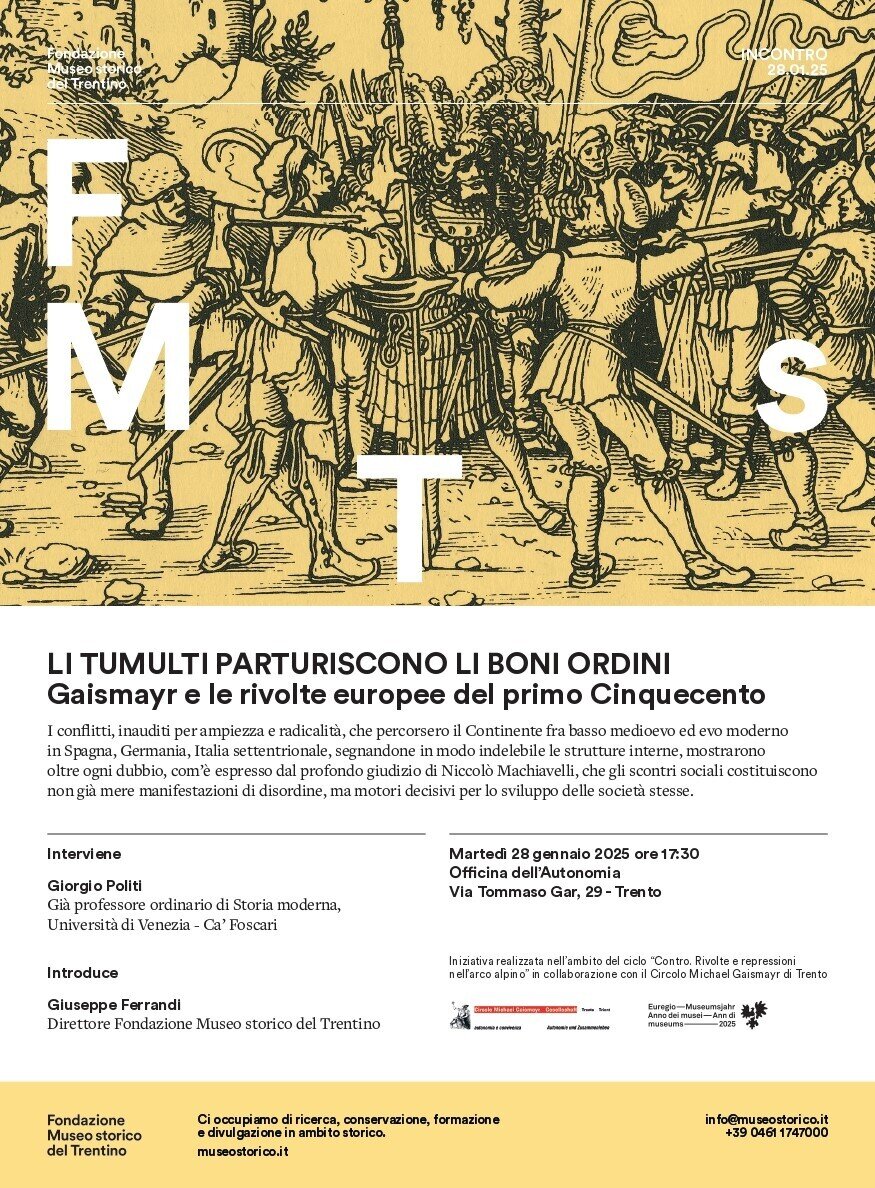 Li Tumulti Parturiscono Li Boni Ordini - Gaismayr and the European Revolts of the Early 16th Century