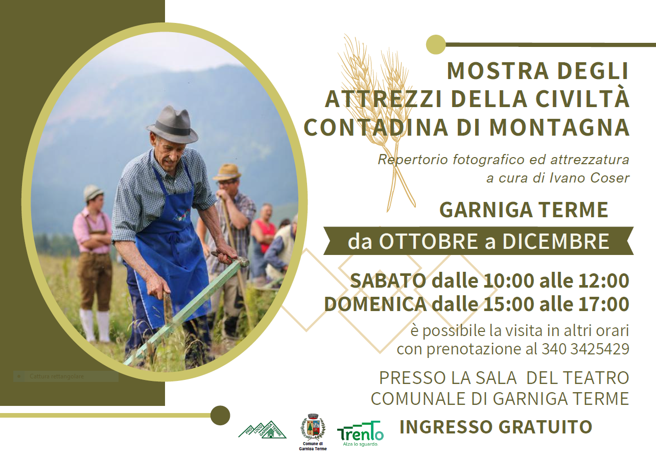 Ausstellung landwirtschaftlicher Geräte - Garniga Terme