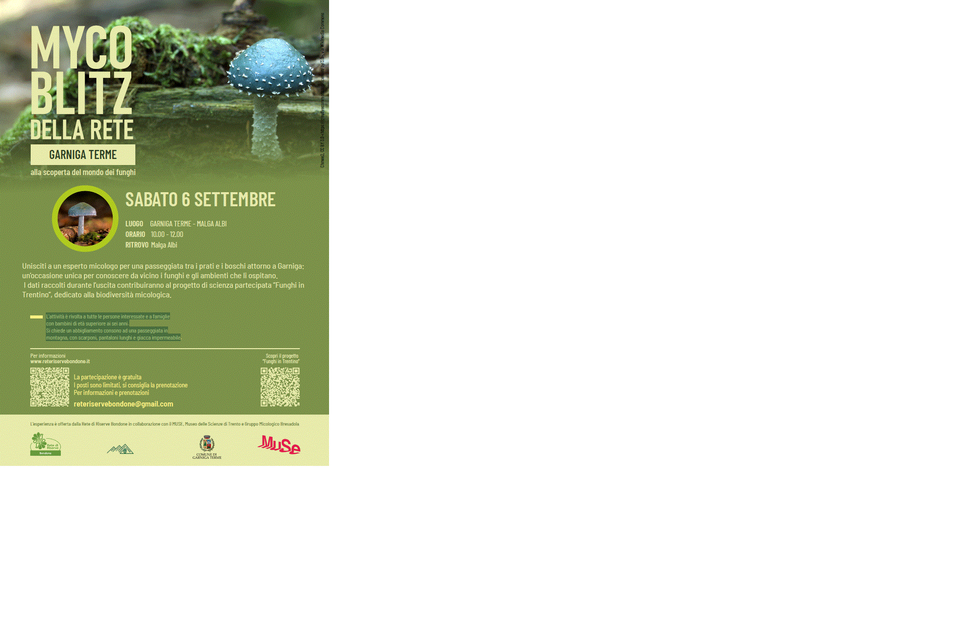 MYCO BLITZ DELLA RETE - GARNIGA TERME