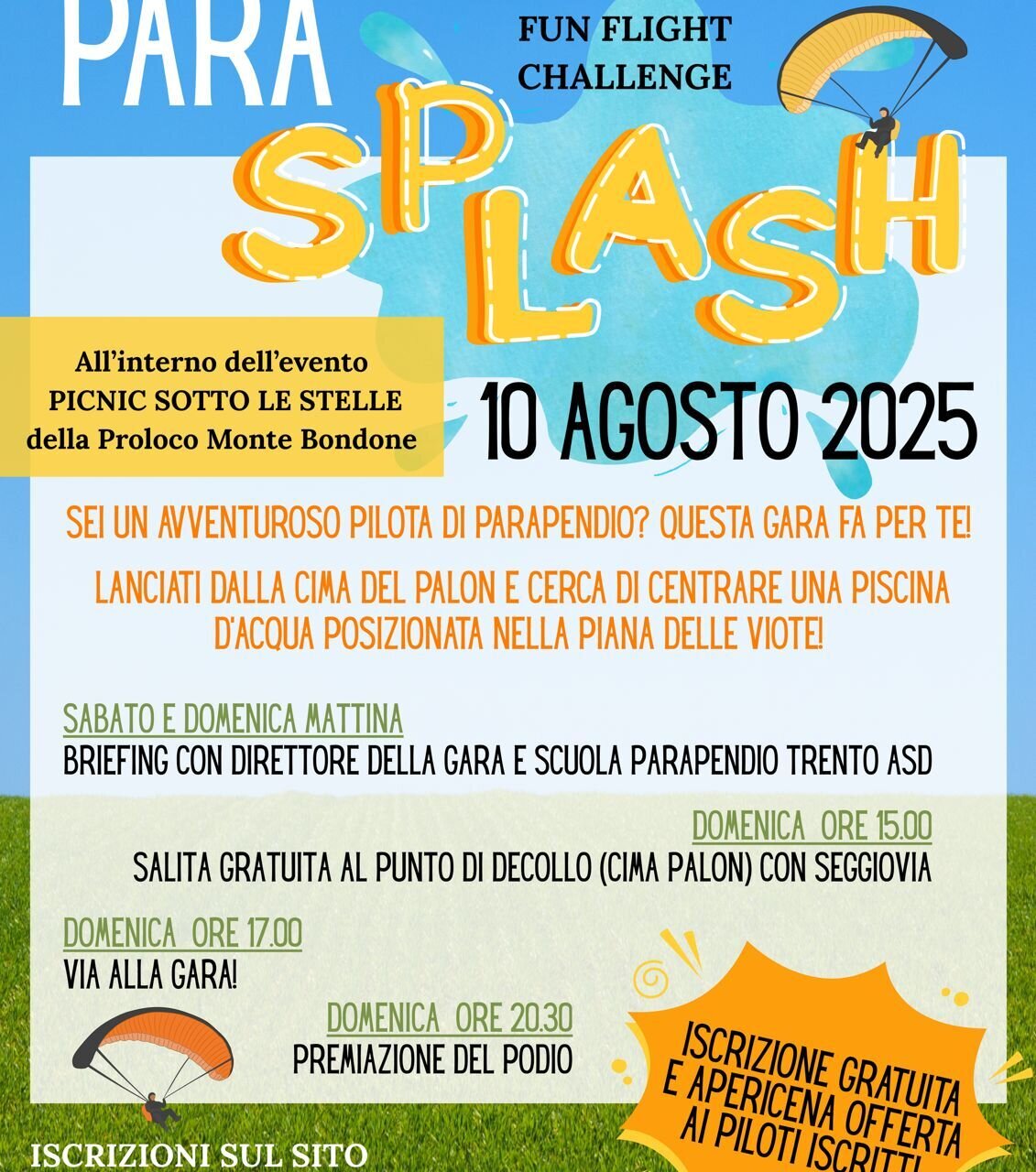 PARA SPLASH - FUN FLIGHT CHALLENGE