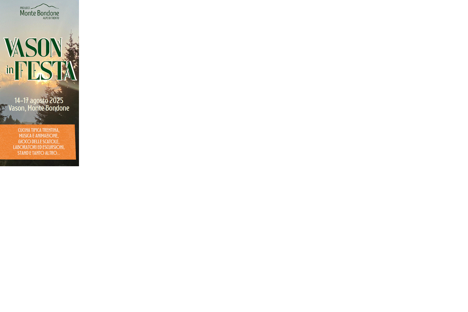 Vason in festa - Monte Bondone