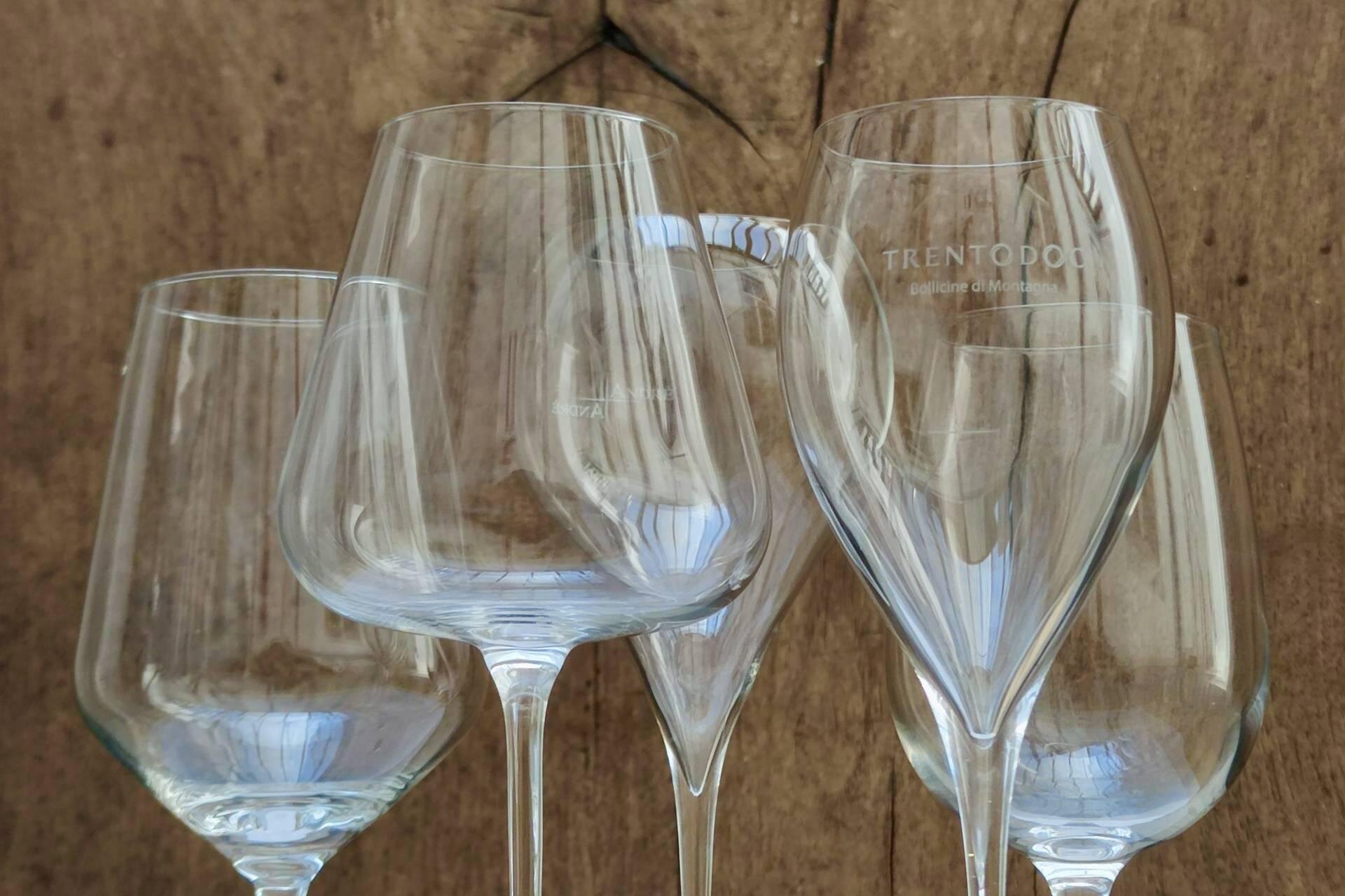 Fünf Gläser für Trentodoc