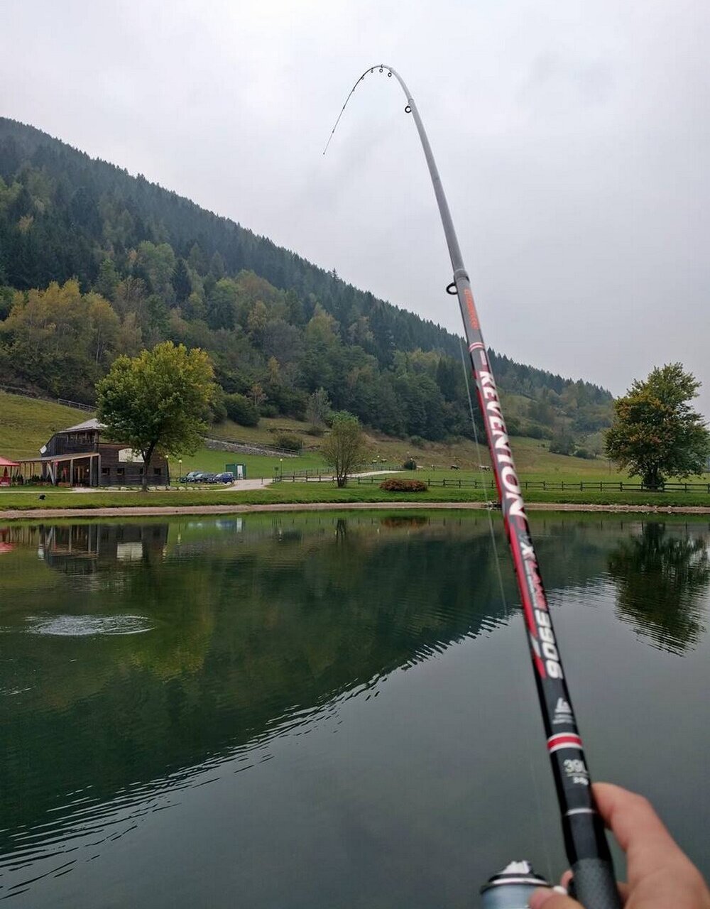 Fishing at Lake Buse