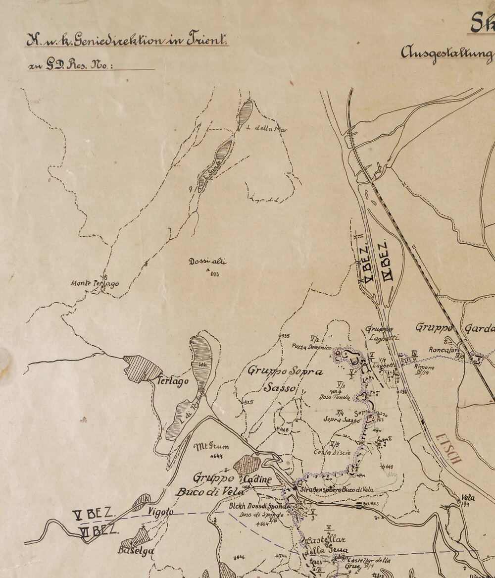 Settore V - Il Sorasass e lo sbarramento del Vela