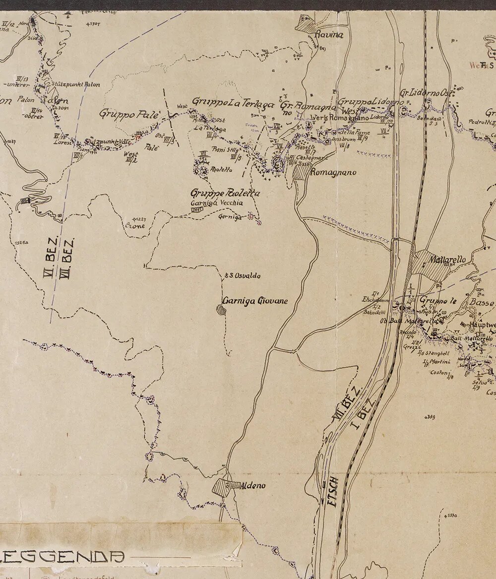 Settore VII   Dal Monte Bondone Alla Valle Dell’Adige