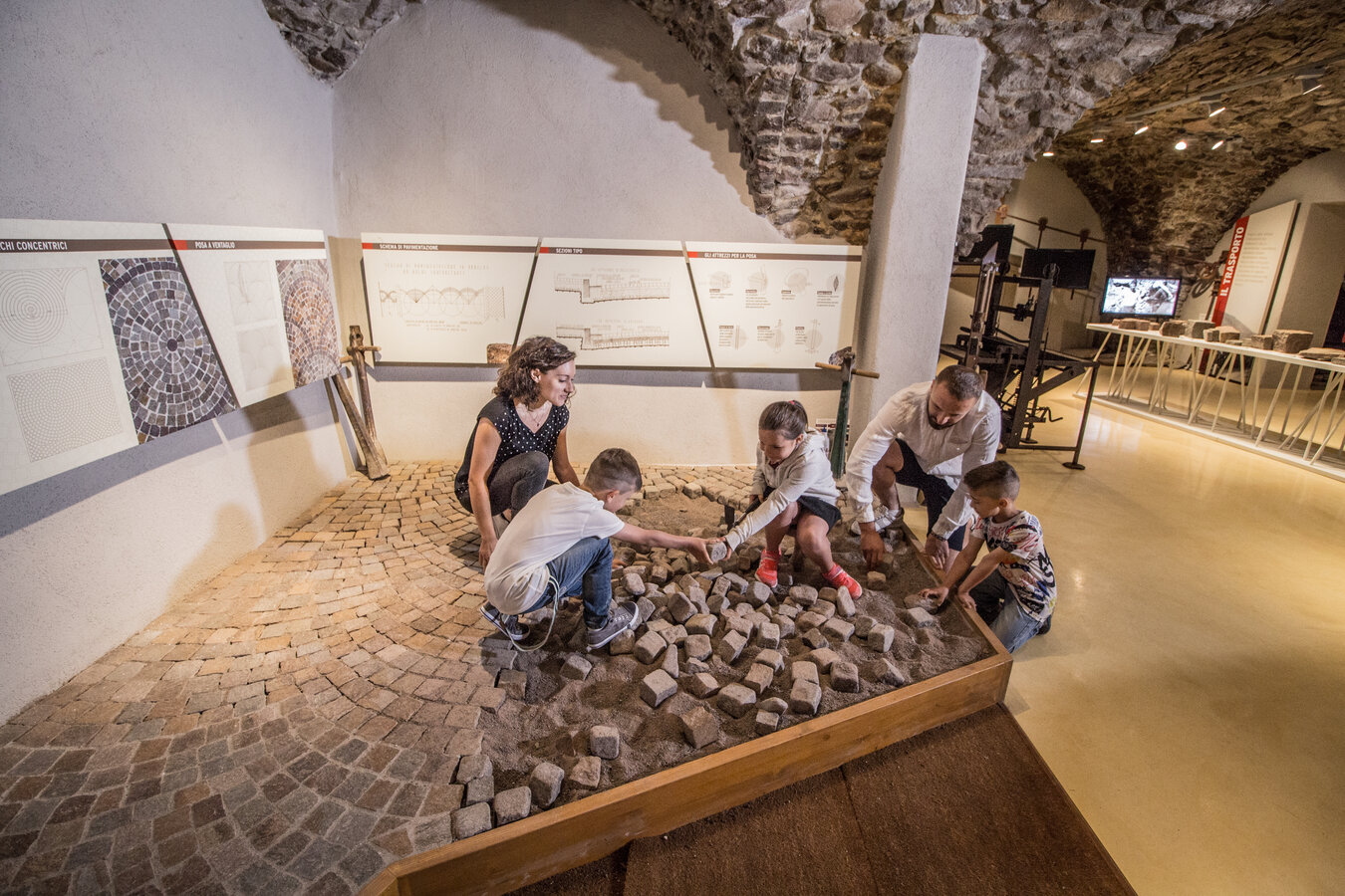 Famiglia Al Museo Del Porfido Albiano A Monticelli 2